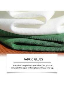 1 件装织物粘合胶 - 防水缝纫胶，多功能牛仔布纺织品粘合剂，用于服装图案粘合，牛仔布、人造皮革和所有材料的灵活修复解决方案