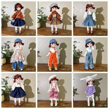 Abiti carini per bambole da 30 cm, set di abbigliamento moda per bambole BJD 1/6, vestito carino, cappello, accessori per bambole, regalo per le vacanze (senza bambole e scarpe)