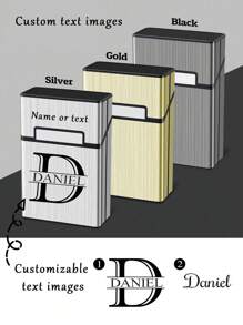 1 szt. Niestandardowe grawerowanie etui na papierosy ze stali nierdzewnej, spersonalizowane etui na papierosy ze stali nierdzewnej, spersonalizowany prezent dla mężczyzn, prezent dla męża, prezent dla chłopaka, prezent dla taty, prezent dla mężczyzn, prezent na dzień ojca, prezent dla dziadka, prezent urodzinowy dla niego spersonalizowane niestandardowe imię, walentynki, pieczęć dekoracyjna na walentynki, grawerowane, nierdzewne, wysokiej jakości, odporne na pleśń, spersonalizowane, wyjątkowe idealne prezenty dla niego chłopaka, taty, mamy, dziewczyny, przyjaciół