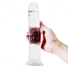 6 Sizes Crystal Clear Jelly Realistic Dildo With Suction Cup Huge Clear Penis Dick Anal Plug Butt Plug, Vaginal Anal Stimulation Products, Sex Toys For Male Female Gay Lesbian Adult Fun, Couples Christmas New Year Halloween Valentine's Day Birthday Gift Couples Gift Portable In Pack SM Sex Toys For Female Male Couples Gay Lesbian Sex Family And Travel Use