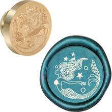 CYFUN DESIGN 1 PC 25mm Butterfly/Fox/Deer Pattern Wax Seal Stamps Solid Brass Engraved Fire Lacquer Stamp Heads NO Handle For Decorating Notebook Gifts And Greeting Cards