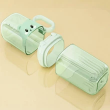 1 Set Travel Toothbrush & Cup Organizer, Portable Toothbrush Holder, Couple/Student/Business Trip Use Home Bathroom Decor
