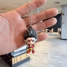 New Nezha 2 Magic Child Havoc In The Sea Keychain, Nezha Cute Decoration Backpack Pendant, PVC Key Chain Gift