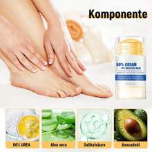 Moisturizing Foot Cream, Repairs And Hydrates Dry And Cracked Feet, Exfoliating Moisturizing Foot Ointment, 40 G (3) - 杏色 - 查看 4