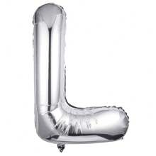 16 英寸银色/金色字母和数字气球铝箔氦气银色/金色字母派对气球字母和数字气球铝箔适用于生日婚礼周年派对装饰 - 銀色 - 查看 26