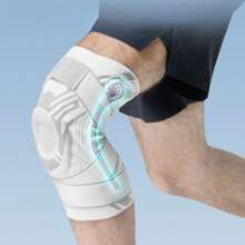 1 pieza Rodillera de fitness, envoltura elástica deportiva Almohadilla de compresión protectora para aliviar las lesiones de rodilla en el gimnasio y fitness, voleibol - Multicolor - Ver 2