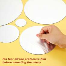 3 Pieces/Wedding Decoration Mirror Tray, Circular Center Decoration Tray, Used For Candle Base, Tray, Wedding, Party Decoration, 2mm Thick, Tear Off The Protective Film, Like A Mirror, Tough, Not Easy To Break, Can Be Used As A Tray, And Can Also Decorate Walls And Corridors.