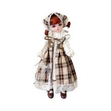 Abiti carini per bambole da 30 cm, set di abbigliamento moda per bambole BJD 1/6, vestito carino, cappello, accessori per bambole, regalo per le vacanze (senza bambole e scarpe)