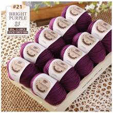 10 Skeins Of Mixed Wool Yarn, Total Weight 1.1 Lbs, Multiple Color Combinations Available. These Soft And Skin-Friendly Yarns Are Suitable For DIY Projects Such As Sweaters, Scarves, Hats And Crafts. - 10 Groups - View 20