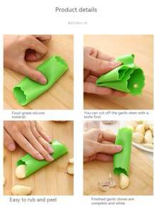 Garlic Peeler, Manual Garlic Clove Peeling Tool, Garlic Skin Remover, Kitchen Garlic Peeling Tool, Great Gift For Friends