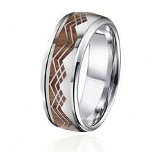 1pc Fashionable Titanium Steel Mountain-Shaped Ring, Suitable For Office, Date, Party Wear - Mountain Type - View 9