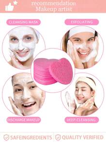 10/20 Pack Compressed Facial Sponge, Facial Cleaning Sponge, Professional Beauty Spa Sponge, Used For Facial Cleaning, Exfoliating Facial Mask, Makeup Removal, Suitable For Travel And Home Use, A Variety Of Lovely Shapes To Choose From
