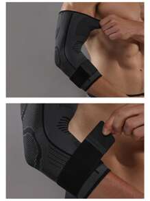 1pc Men's Elbow Pad, Suitable For Weightlifting, Fitness, Cycling, Outdoor Sports Like Basketball, Tennis, For Daily Or Outdoor Protection - Multicolor - View 9