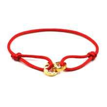1pc Stainless Steel Double-Loop Braided Lucky Bracelet Suitable For Daily Decoration