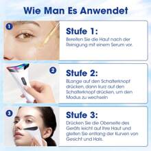 MQUPIN Gesichtsmassagegerät mit 7 Farben Modi, Elektrisch Face Massager mit 45℃ Konstantwärme, MSG Massagegerät Gesicht Gegen Falten, Hautstraffung, Anti-Aging und Reinigung