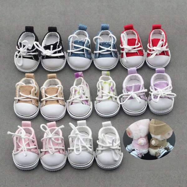 17cm LA-B-U-BU Shoe Accessories Fit For Generation 1 And 2 Sneakers, Doll Shoes, Lina Doll Shoes