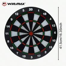 WIN.MAX WIN.MAX 16-Inch Soft Dartboard Set, Soft Tip Darts With Dartboard, Party Game Dart Board, Includes 6 Darts