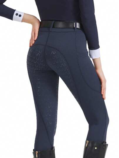 Summer Thin Slim-Fit High Elastic Riding Pants For Women,Abrasion-Resistant Non-Slip Tight Equestrian Sports Clothing (Belt Not Included)