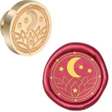 CYFUN DESIGN 1 PC 25mm Butterfly/Fox/Deer Pattern Wax Seal Stamps Solid Brass Engraved Fire Lacquer Stamp Heads NO Handle For Decorating Notebook Gifts And Greeting Cards