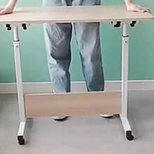 Mobile Foldable Bedside Sofa Desk-Mobile Writing Lift Table/ Adjustable Height/ Desk Laptop Table Simple Study Desk Mobile Writing Lift Table - 黑色 - 查看 8