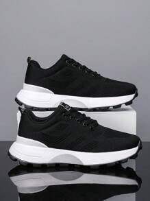 Sneaker con suola spessa e chunky di moda per adolescenti, scarpe da corsa casual