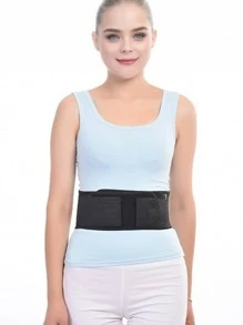1pc Unisex Back Support Belt Adjustable Back Waist Support Belt Lumbar Brace Massage Band Health Care Gym Gym Accessories Fajas Lumbares
