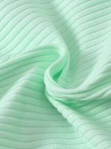 Infant/Baby Girl Cute Rabbit Embroidery Light Green 2 Pieces Set, Adorable & Fun Collection, Essential For Easter - Green - View 8