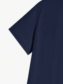 Lonblece 3pcs Unisex Casual Comfortable Round Neck T-Shirts Tees With Racing Element Print - Multicolor - View 5