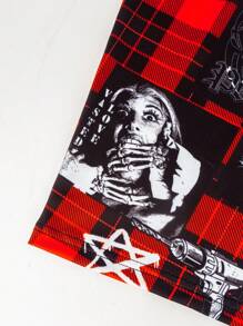 Men's Personalized Novelty Digital Print Comfortable Boxer Briefs - Red - View 5