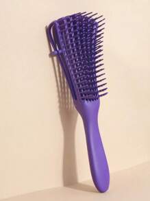 7PCS Hair Brush Comb Set, 200ml Spray Bottle,Hair Braiding Loop,Teasing Hair Brushes Rat Tail Combs Edge For Women,Long Rat Tail Comb Bone Tip Sharp End Braid Divider Parting Hair Dye Comb Brush,Detangling Brush For Curly Hair, Black Hair Detangler, Afro Textured 3a To 4c Wavy, For Wet/Dry/Long Thick Curly Hair, Exfoliating Your Scalp For Beautiful And Shiny Curls(Black,Pink,Plupre)