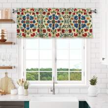 Cantonnières personnalisées, personnalisées avec texte logo photo image, cantonnière de fenêtre décorée sur mesure, traitements de fenêtre, rideaux à passant, cantonnières pour cuisine/salon, 1 pièce, 17,7 * 54 po