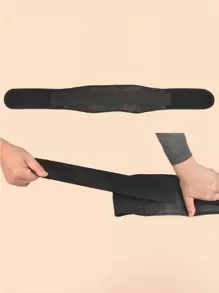 1pc Unisex Back Support Belt Adjustable Back Waist Support Belt Lumbar Brace Massage Band Health Care Gym Gym Accessories Fajas Lumbares