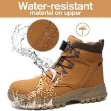 frysen frysen Chaussures de travail Chaussures de sécurité Hommes Femmes Embout en acier Anti-écrasement Léger Sportif Respirant Autobloquant Libération rapide Mode Chaussures de protection 36-46 EU
