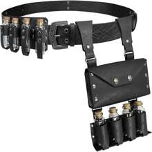 Medieval Alchemy Waist Belt Bag Combination With Multiple Potion Bottles, Viking Rivets Belt Pouch For Cosplay - A - View 5
