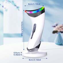 MQUPIN Gesichtsmassagegerät mit 7 Farben Modi, Elektrisch Face Massager mit 45℃ Konstantwärme, MSG Massagegerät Gesicht Gegen Falten, Hautstraffung, Anti-Aging und Reinigung