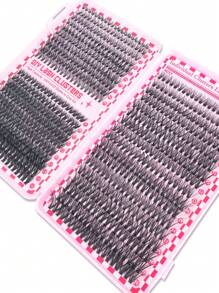 740 件独立睫毛簇 高容量 30D+40D+50D D 卷曲 9-16 毫米 DIY 睫毛簇 自然外观 & 超浓密 & 纤细 & 超柔软 & 超轻 可重复使用独立分段假睫毛 睫毛延长套装 带化妆工具 粘合和密封 & 睫毛镊子 & 睫毛刷 适合在家自用或外出 适用于日常生活 & 婚礼 & 约会 & 派对 & 音乐节 & 旅行 & 春日 睫毛簇套装、睫毛、睫毛、假睫毛 - 黑色 - 查看 4