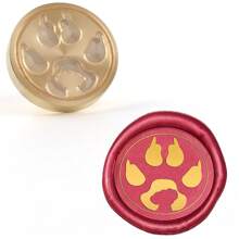 CYFUN DESIGN 1 PC 25mm Butterfly/Fox/Deer Pattern Wax Seal Stamps Solid Brass Engraved Fire Lacquer Stamp Heads NO Handle For Decorating Notebook Gifts And Greeting Cards