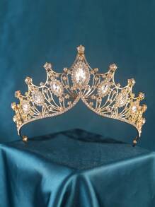 1 件装水晶公主皇冠婚纱配饰发带新娘皇冠新娘首饰