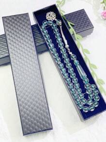 1 Set mit 6 Farben, 45 Stücke 10mm Acryl Perlen Armband Set, verpackt in hochwertiger Geschenkbox für den täglichen Gebrauch