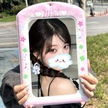 1 个超大照片卡夹，偶像演唱会粉丝见面会海报卡夹，偶像摄影展，K-POP 偶像 A4 照片展示