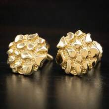 1 par de aretes asimétricos de moda y retro, versátiles y fáciles de usar, combinan bien con cualquier atuendo