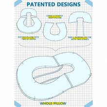 Reading Pillow, Back Pillow For Sitting In Bed For Reading, Nurse & Relax, Reading Pillow For Adults, Moms & Kids, Sit Up Pillow For Bed (Dot Velvet-Brown, Upgraded)
