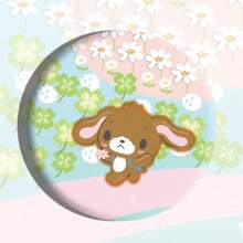 Sanrio 1 pièce Insigne à bulles des personnages Sanrio, broche dessin animé en alliage d'étain de 5,8 cm, accessoire