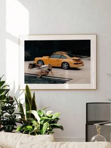 1PC Car Art Posters, Photography Prints, Canvas Print Posters, Vintage Car Posters, Car Photography, Car Wall Art Decoration, Gift Ideas, Bedroom Living Room Office Home Decoration, Wall Decorations, No Frame