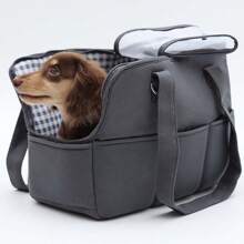 Oddychająca i wygodna składana torba transportowa dla zwierząt, miękki plecak podróżny dla małych i średnich zwierząt