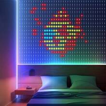 Smart LED Curtain Lights – Color-Changing Curtain Lights With 400 LEDs, Size 9.84x9.84 Feet, Dynamic DIY Fantasy Lighting For Bedroom, Living Room Accent Wall, And Patio, Perfect For Christmas Decorations, App-Controlled