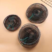 3-Size Retractable Folding Reusable Crawfish/Crab/Fish Trap Shrimp/Lobster Trap, Collapsible Portable Fishing Net - Multicolor - View 3