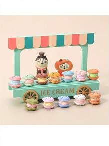 Sanrio 5 sztuk ciasteczek z kremem w kształcie kotka z kreskówek, nowe akcesoria DIY, miniaturowe słodkie dekoracje żywności