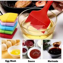 Heat Resistant Large Oil Brush BBQ Pastry Brush Silicone Basting Brush Extra Wide Basting Brush For Cooking Marinade Grilling