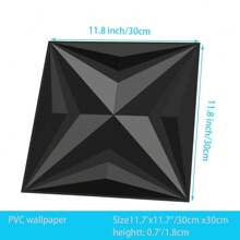 Wersja wzmacniająca Panel ścienny 3D z PVC w kryształowym wzorze, 30 cm X 30 cm Matowa biel/czarny. Przyjazny materiał, bezwonny, lekki, łatwy w montażu Ognioodporny, wodoodporny i odporny na wilgoć Nadaje się do dekoracji ściennych w wystroju domu, dekoracji pokoju, dekoracji łazienki. Dekoracja sypialni i dekoracji salonu. Materiały do dekoracji pokoju Dekoracja domu Dekoracja domu Sztuka ścienna do salonu Naklejki na tapetę Naklejki ścienne Naklejka ścienna